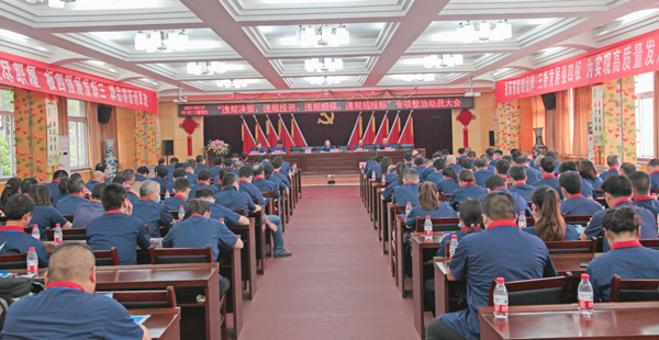 公司召開“違規(guī)決策、違規(guī)投資、違規(guī)擔(dān)保、違規(guī)招投標(biāo)”專項(xiàng)整治動(dòng)員大會(huì)